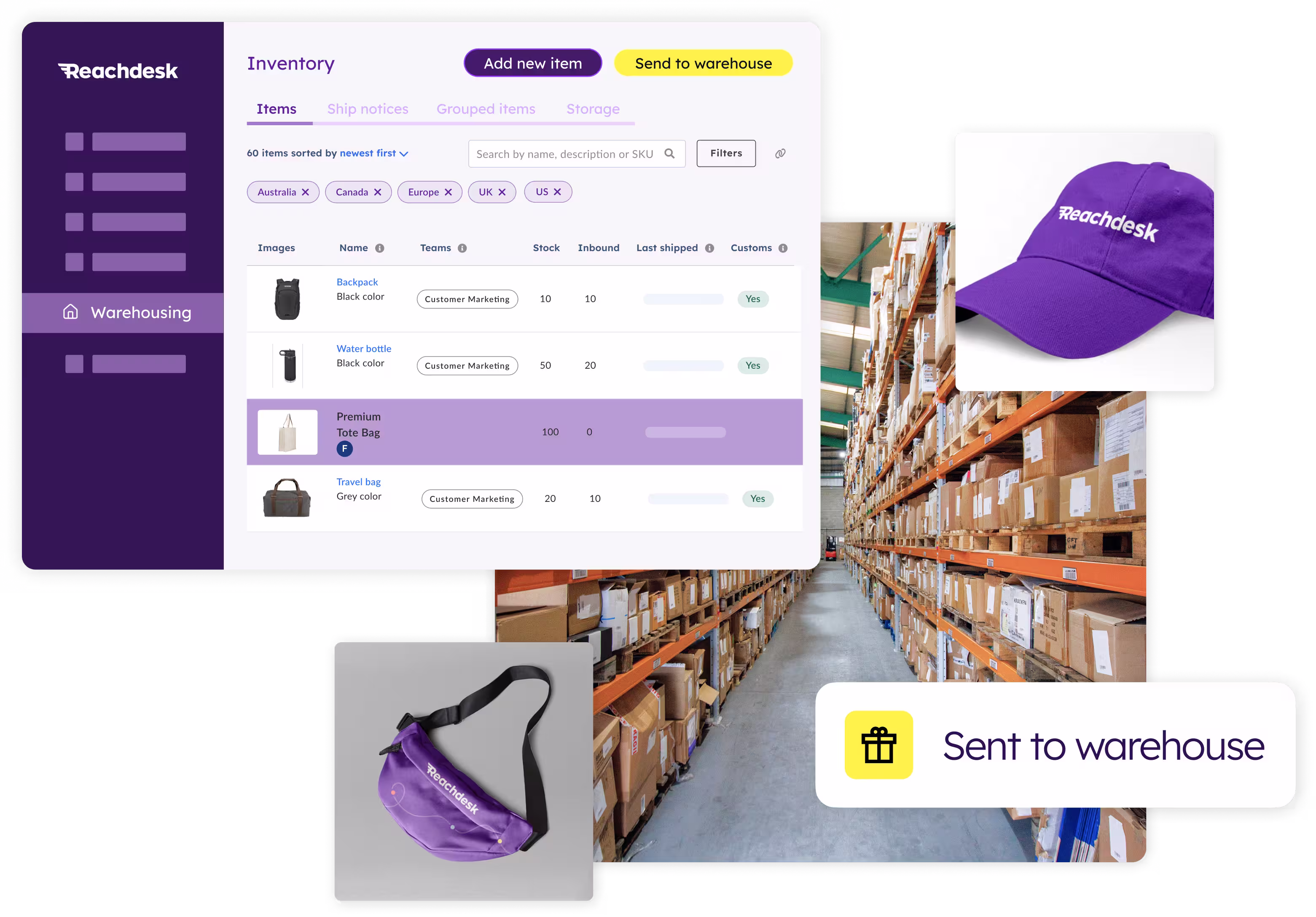 Swag management platform