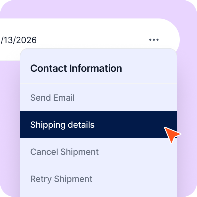 Collect responses or trigger shipment